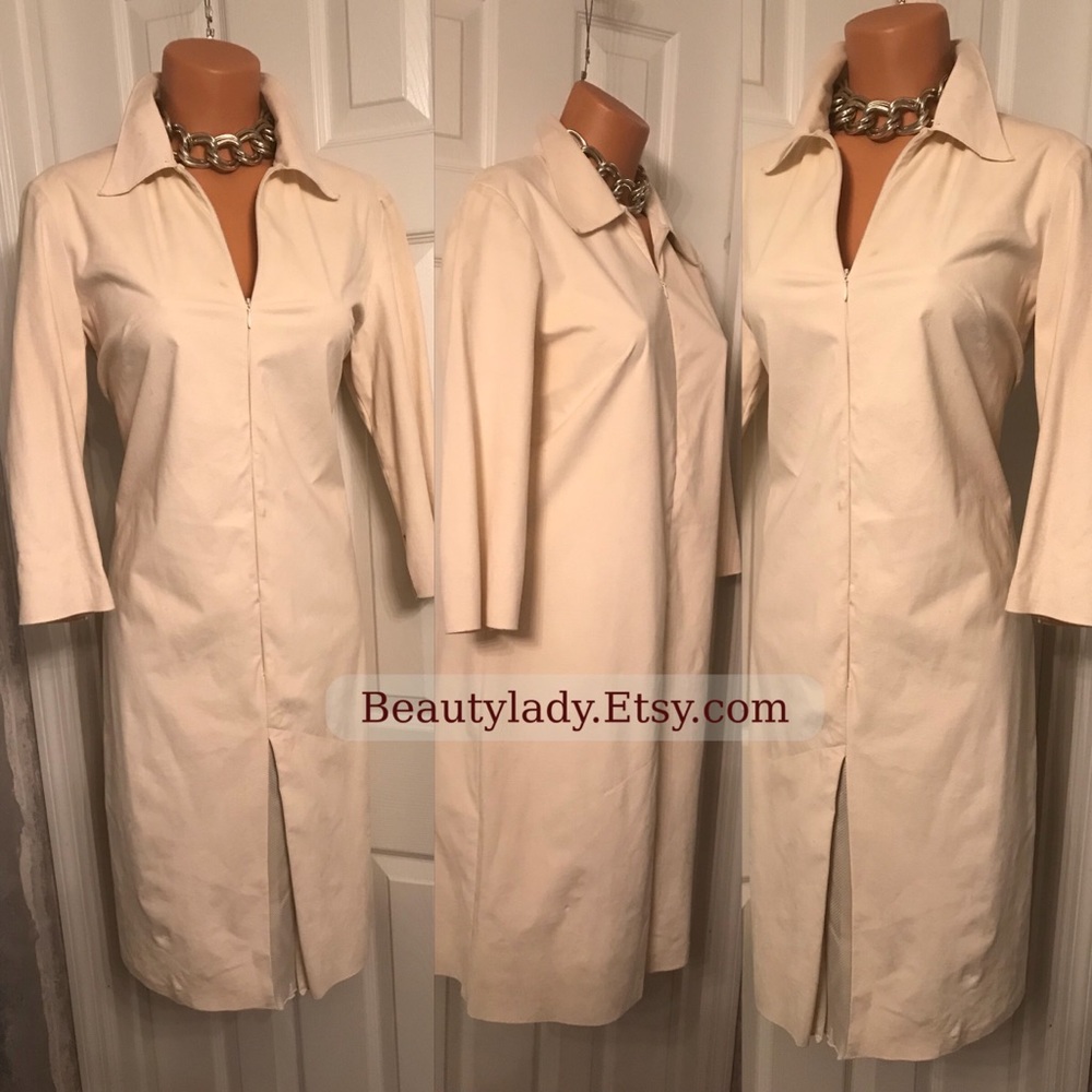 Vintage Alex Goes Shirt Tail Dress Ladies Sz Med